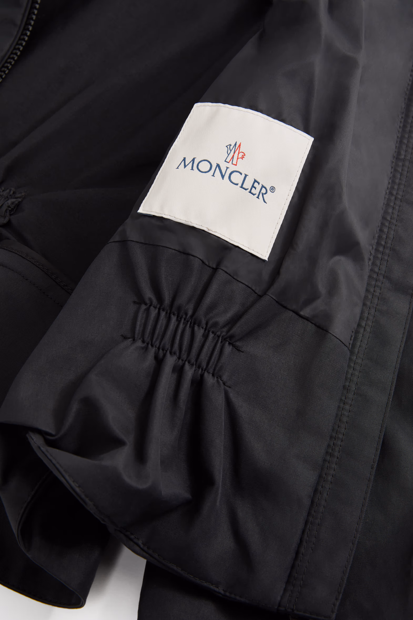 Elaine Hooded Jacket Girl Black Moncler 4